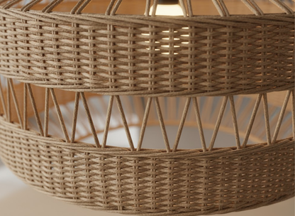 Bmboo | Luksusowa Lampa Wisząca z Bambusa, Naturalny Design