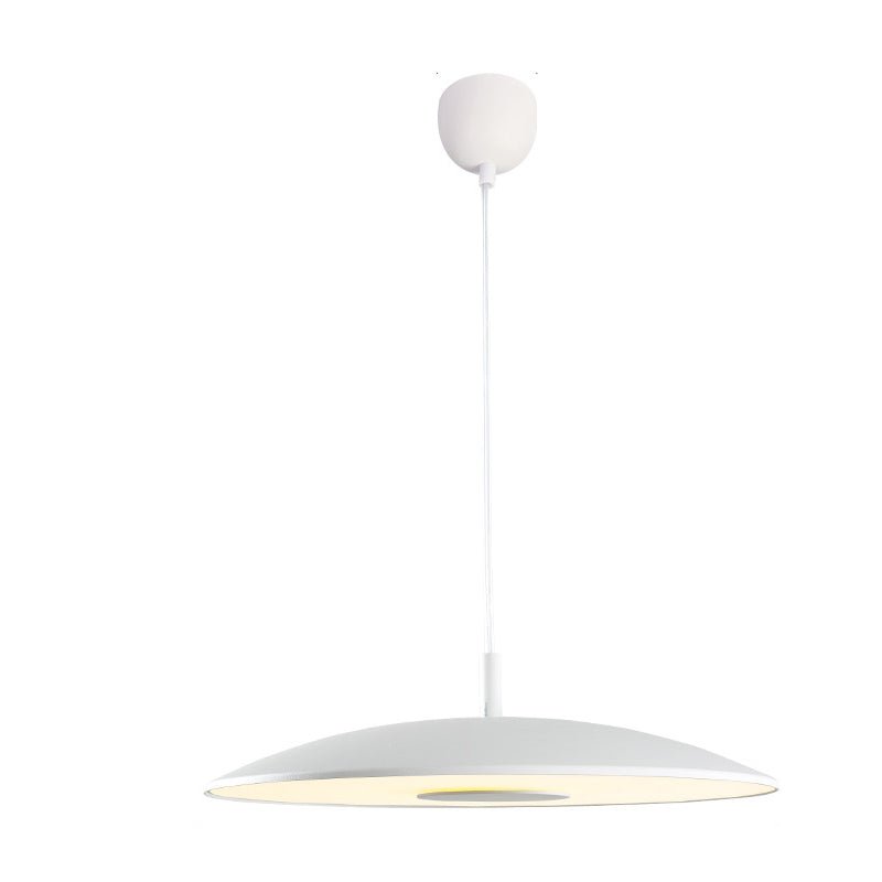 Nowoczesna nordycka lampa wisząca LED z żelaza i niklu
