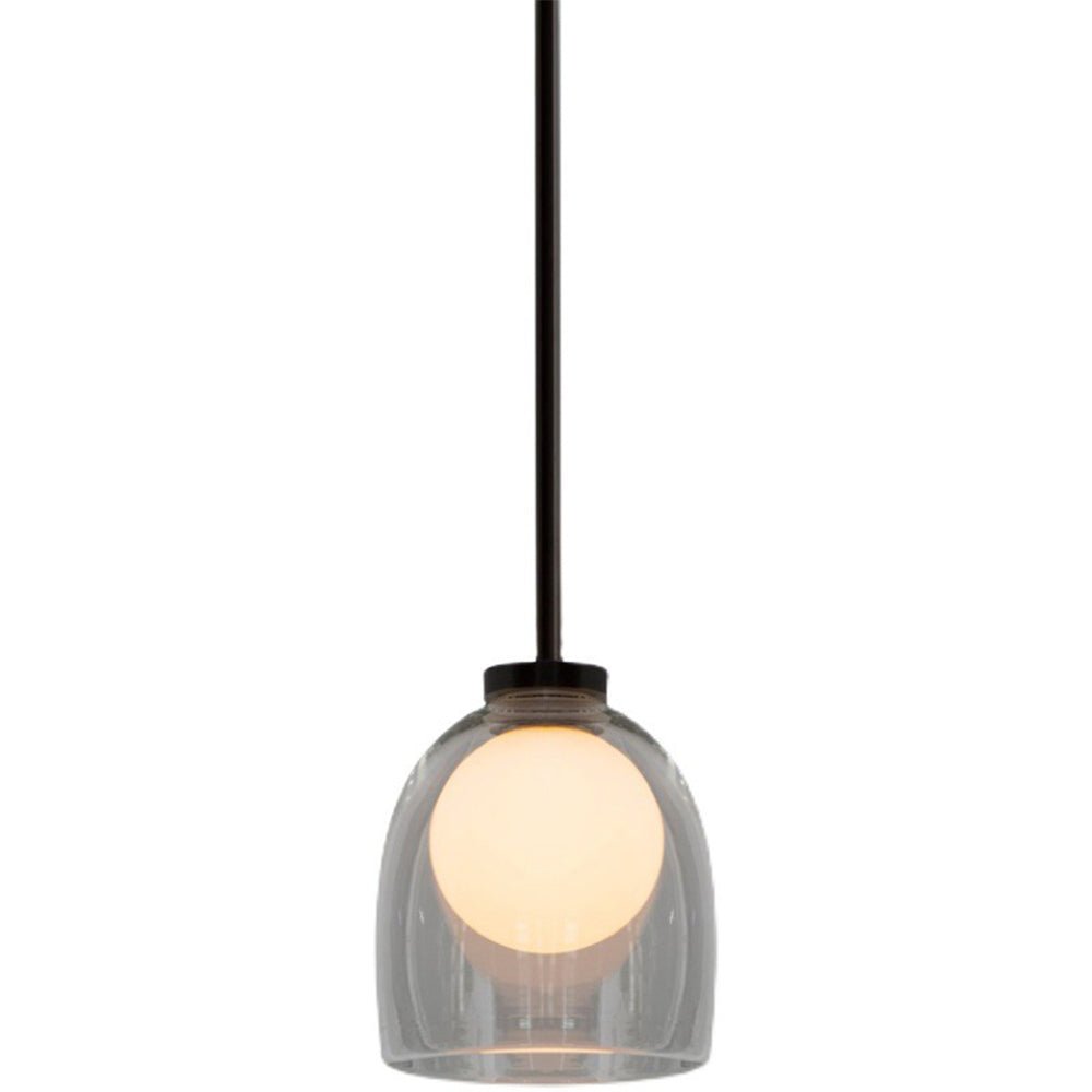 Nowoczesny żyrandol szklana kula lampa wisząca