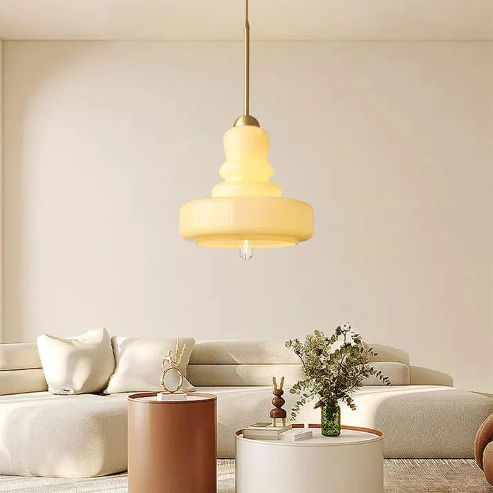Lampa wisząca Gourd Bauhaus - Szklana elegancja w stylu Bauhaus