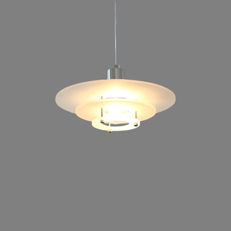 Nowoczesny żyrandol w kształcie UFO lampa wisząca vintage