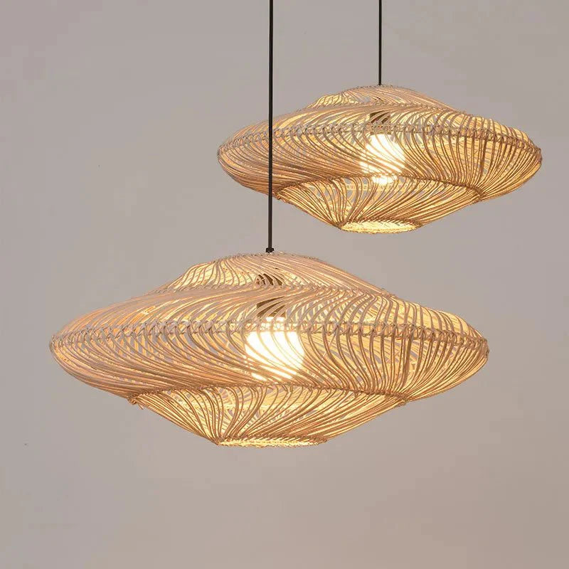 Radiar - Vintage rattanowa lampa wisząca