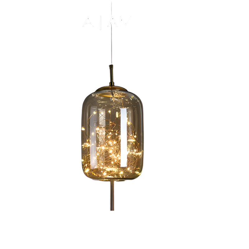Essence | Wykwintna Brązowa Lampa Wisząca