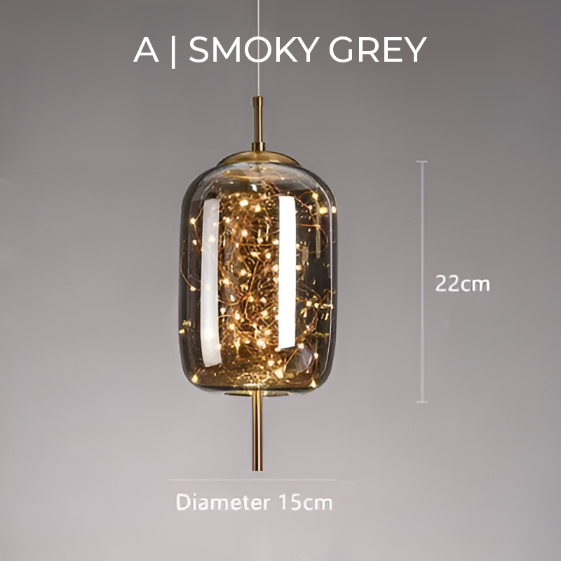 Essence | Wykwintna Brązowa Lampa Wisząca