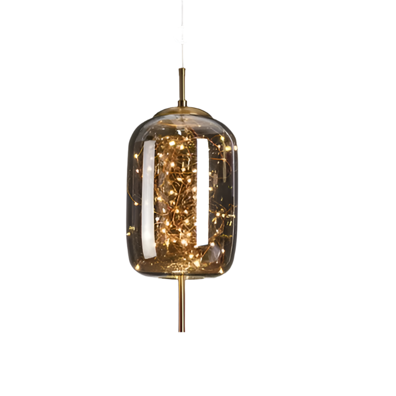 Essence | Wykwintna Brązowa Lampa Wisząca