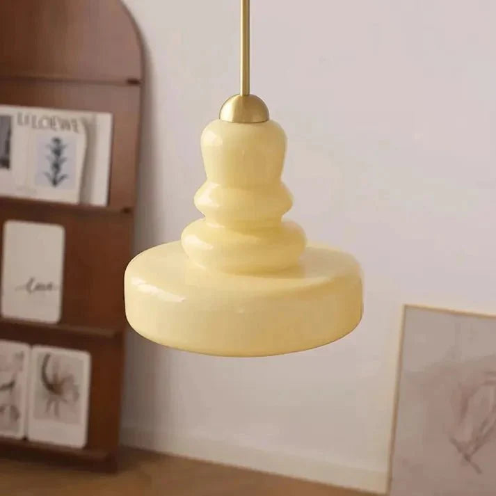 Lampa wisząca Gourd Bauhaus - Szklana elegancja w stylu Bauhaus