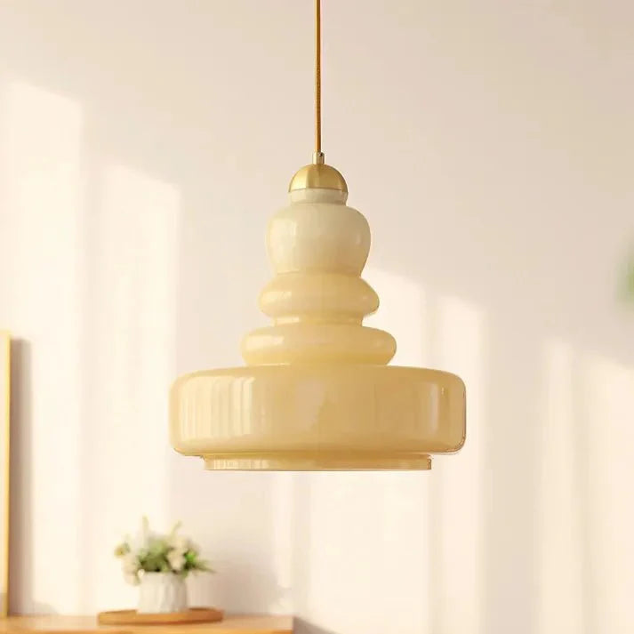 Lampa wisząca Gourd Bauhaus - Szklana elegancja w stylu Bauhaus