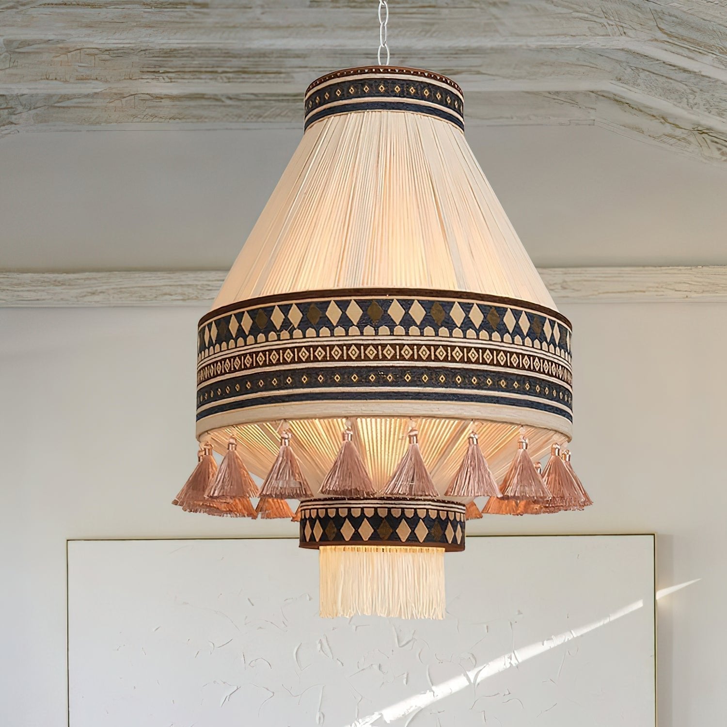 Bohemian Fringe Wisząca Lampa - Polska Edycja SEO