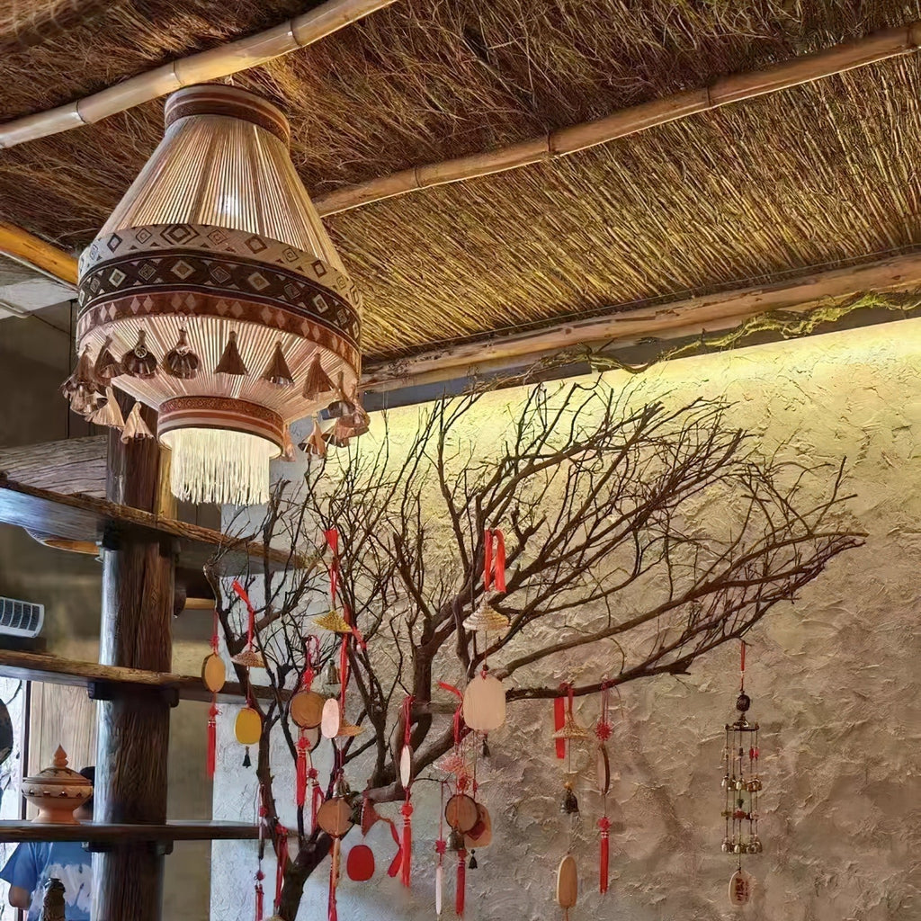Bohemian Fringe Wisząca Lampa - Polska Edycja SEO