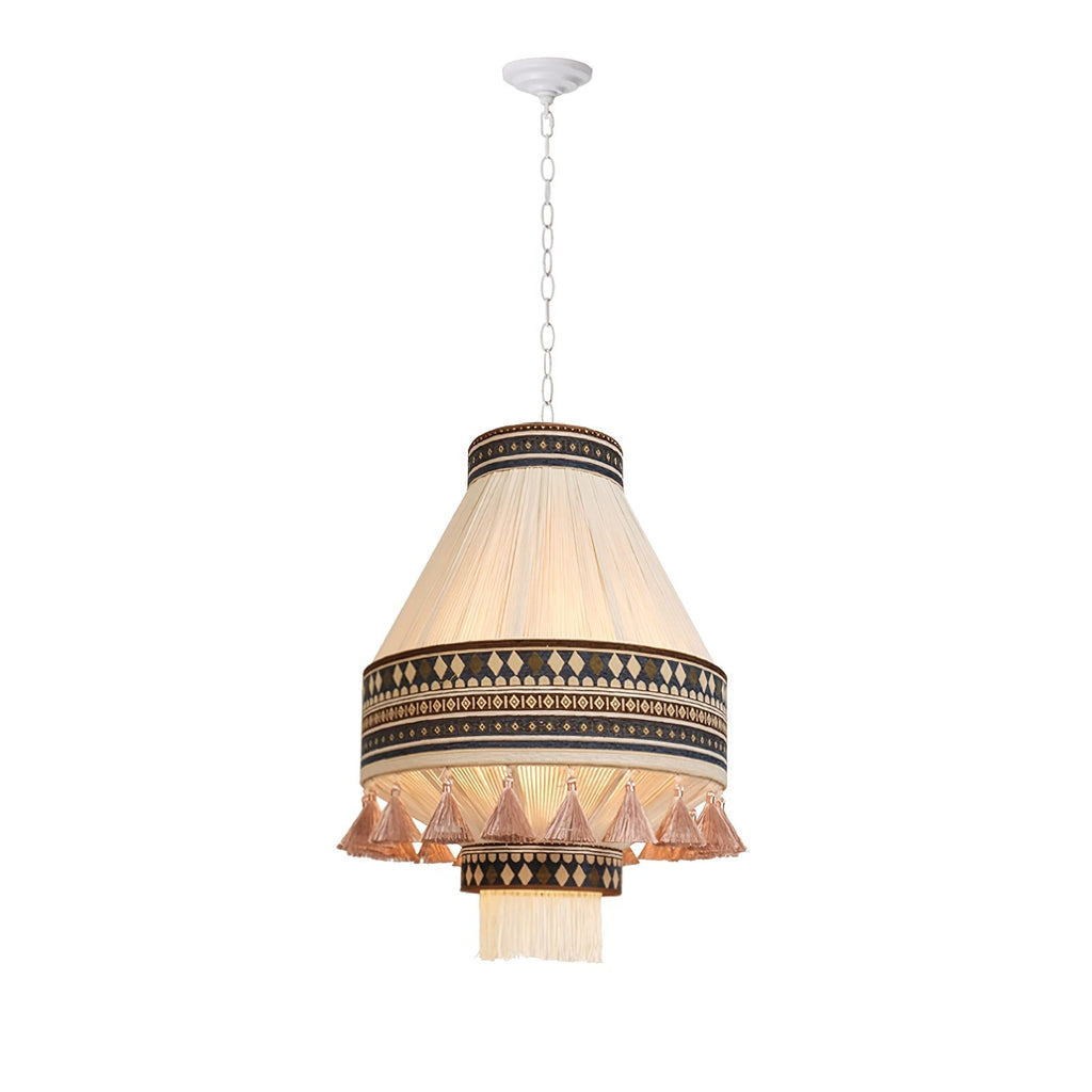 Bohemian Fringe Wisząca Lampa - Polska Edycja SEO