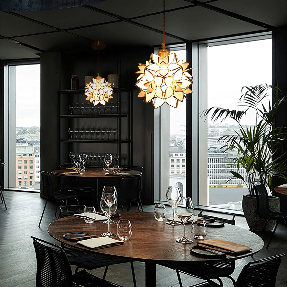 Lampa wisząca Capiz - Eleganckie Oświetlenie do Twojego Domu