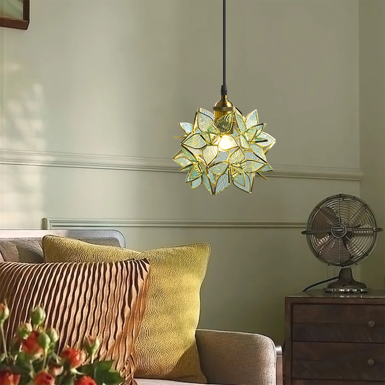 Lampa wisząca Capiz - Eleganckie Oświetlenie do Twojego Domu