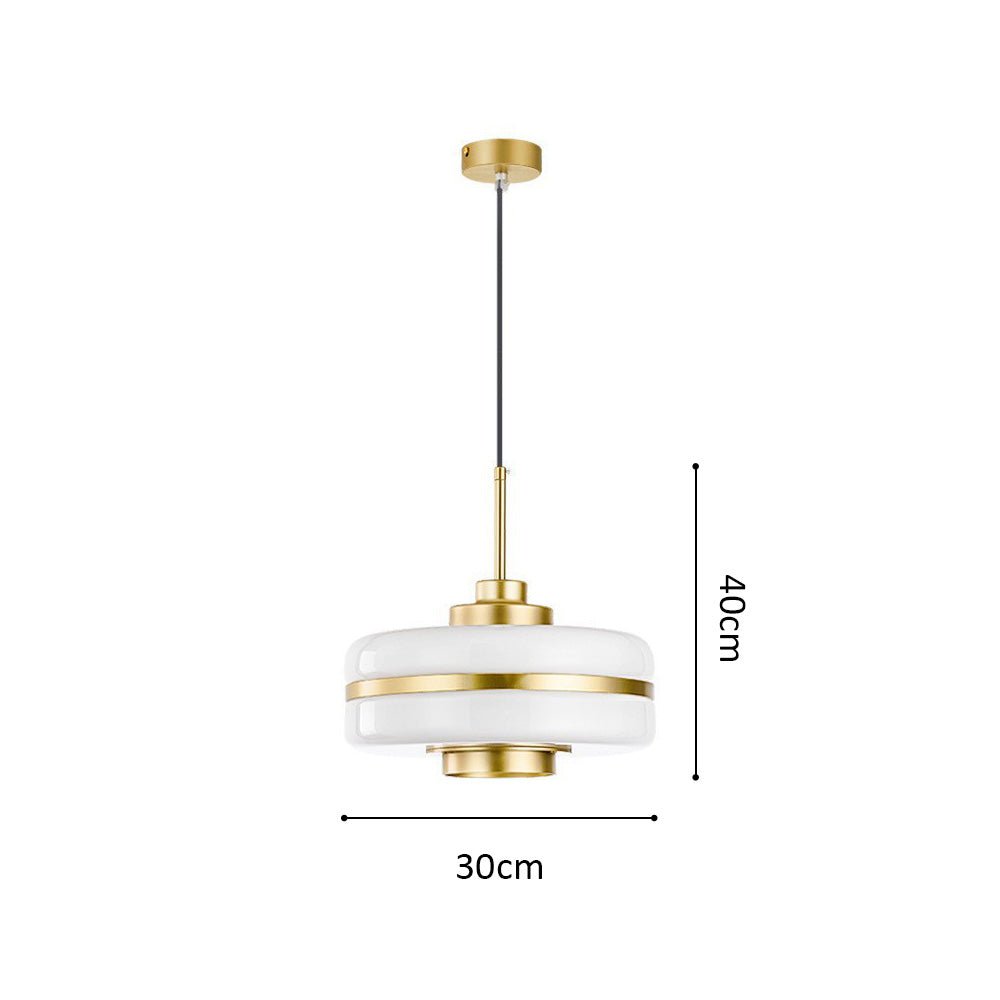 Luksusowa skandynawska lampa wisząca szklana