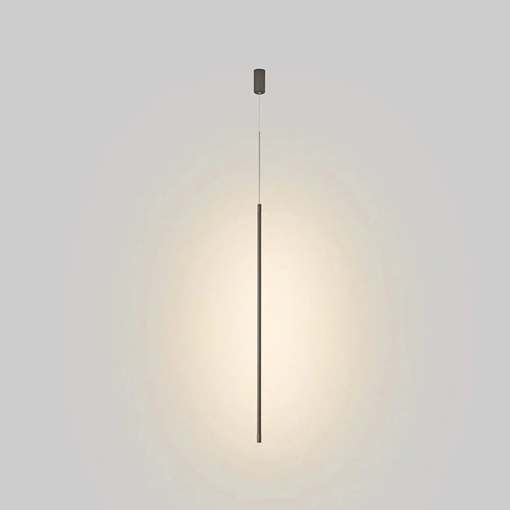 Minimalistyczna Długa Lampa Wisząca LED Aluminiowa