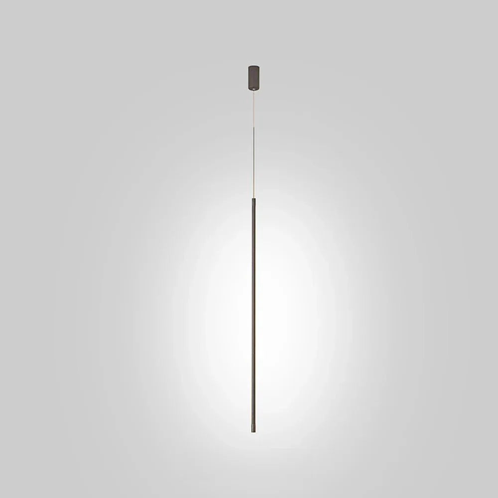 Minimalistyczna Długa Lampa Wisząca LED Aluminiowa