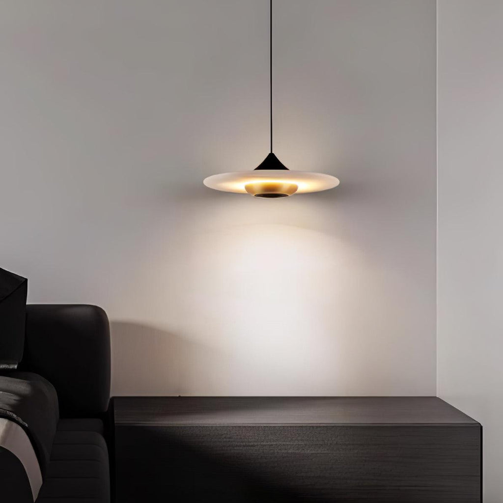 Latający Spodek Marmurowa Lampa Wisząca