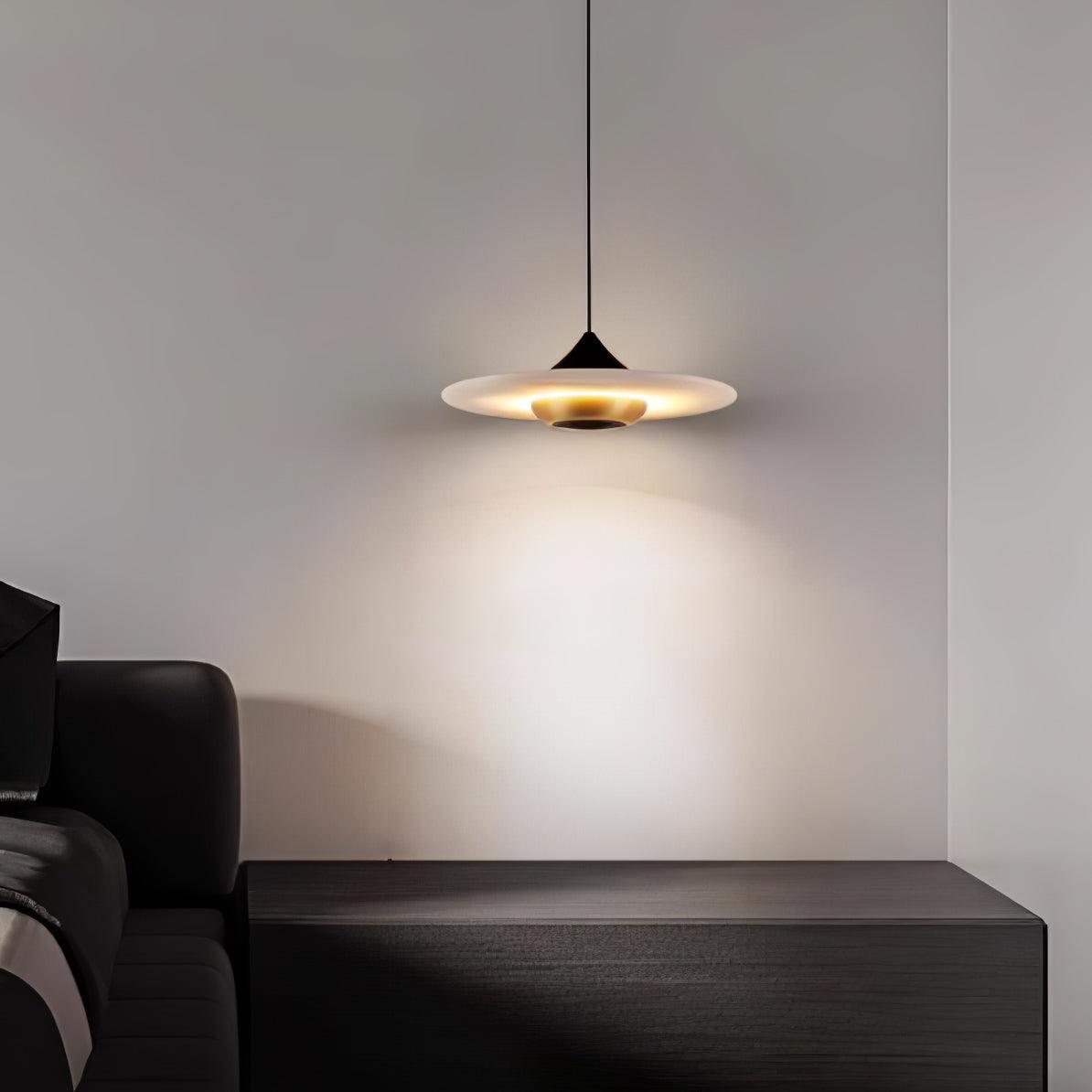 Latający Spodek Marmurowa Lampa Wisząca