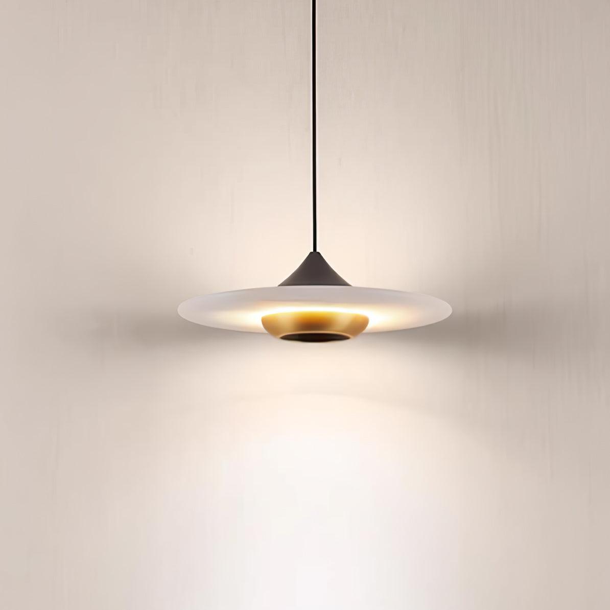 Latający Spodek Marmurowa Lampa Wisząca