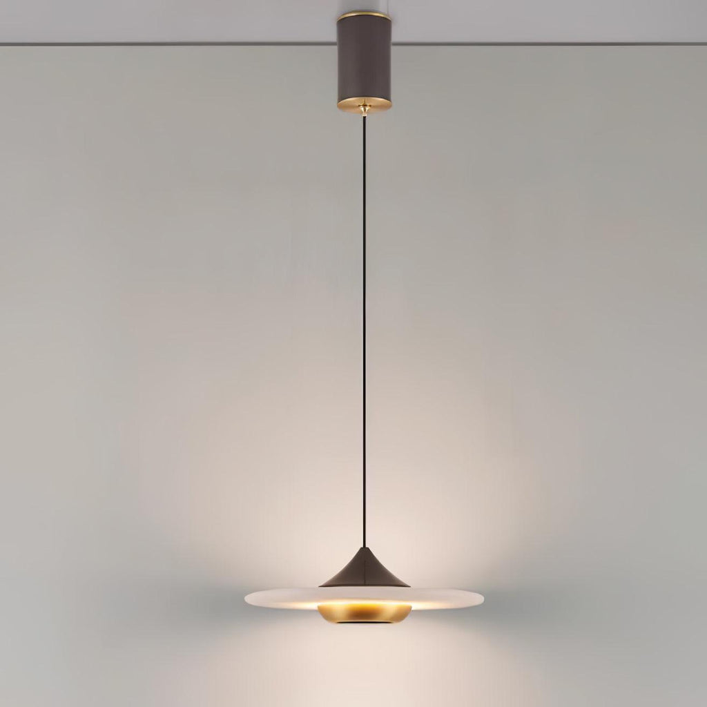 Latający Spodek Marmurowa Lampa Wisząca