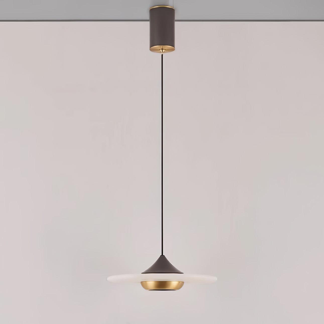 Latający Spodek Marmurowa Lampa Wisząca