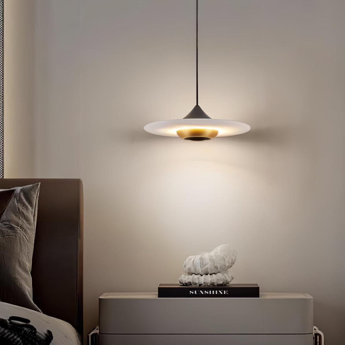 Latający Spodek Marmurowa Lampa Wisząca