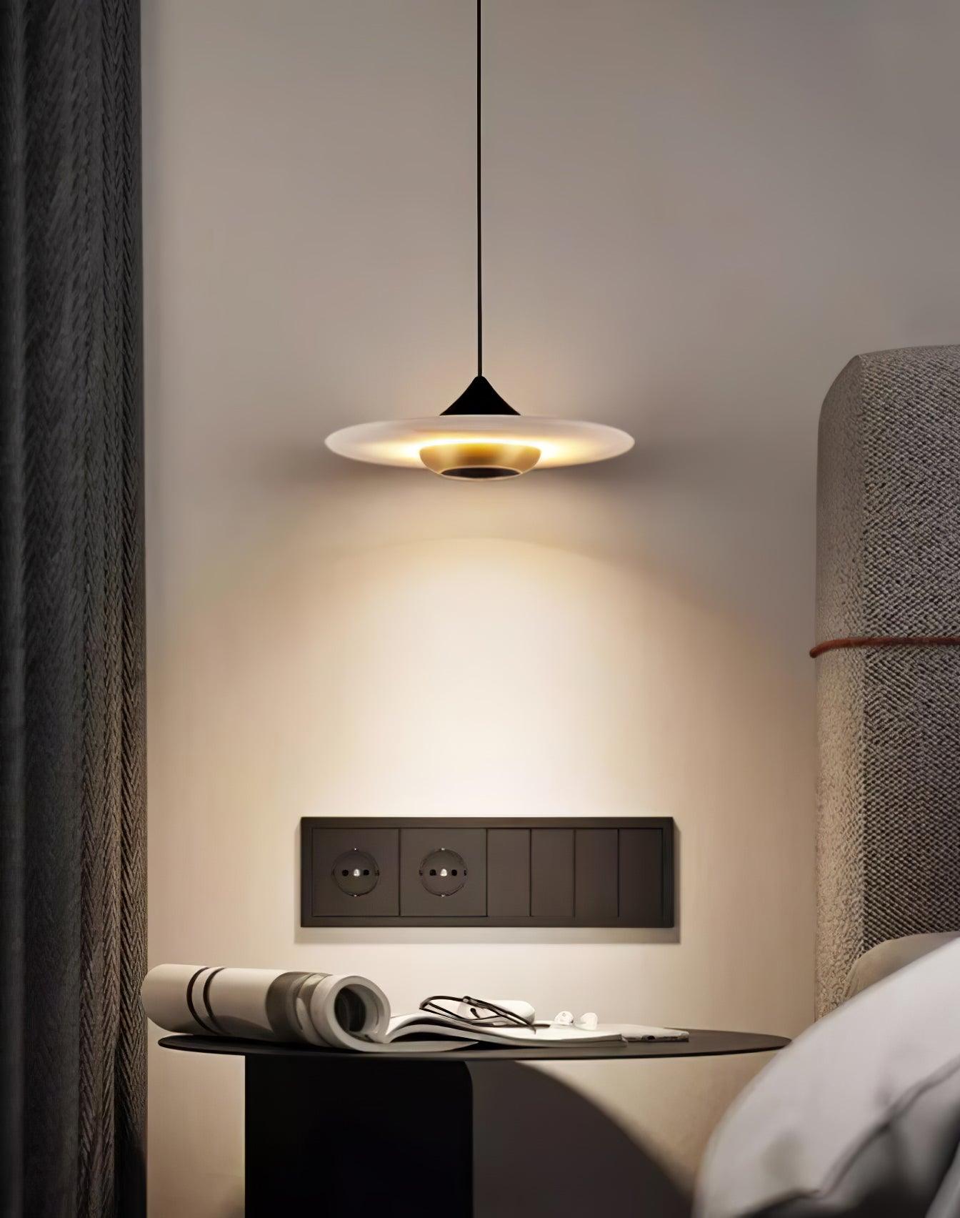 Latający Spodek Marmurowa Lampa Wisząca
