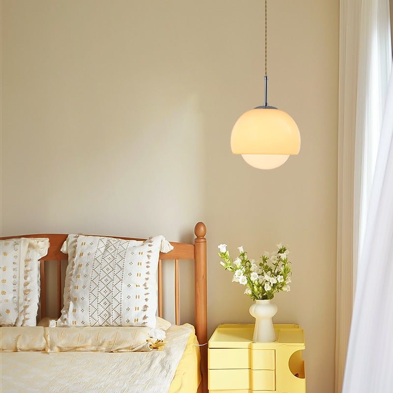 Szklana Lampa Wisząca Bauhaus
