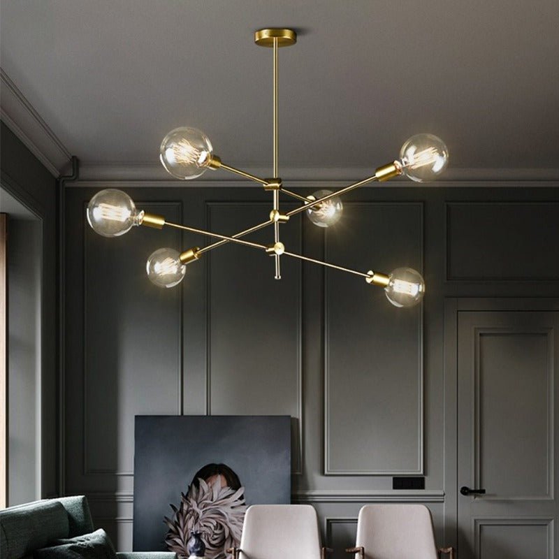 Lucca Sputnik Chandelier from the Middle of the Century