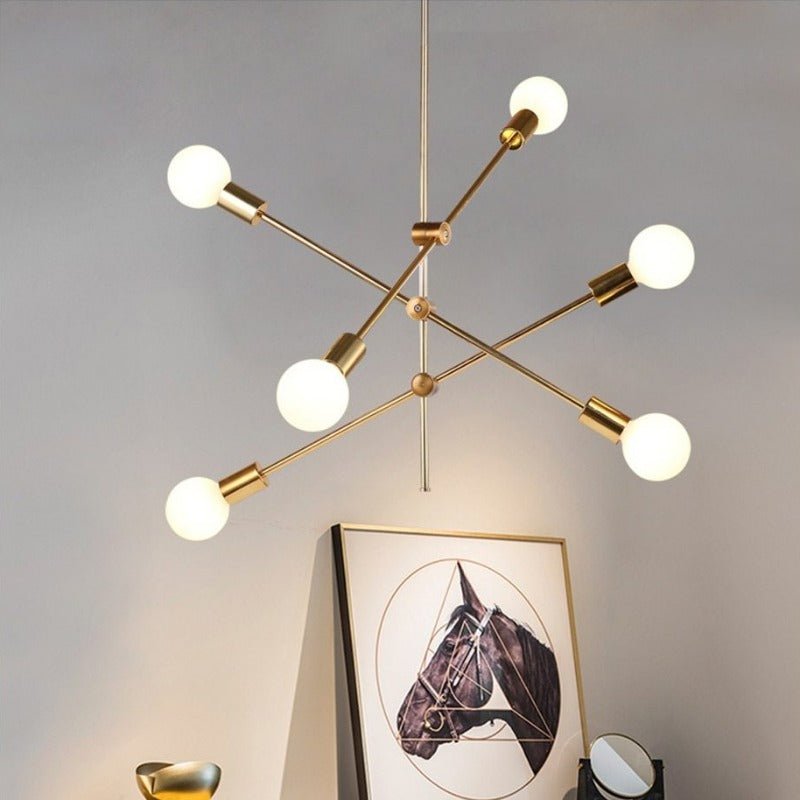 Lucca Sputnik Chandelier from the Middle of the Century