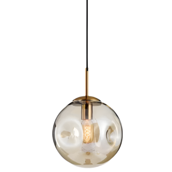 Lampa wisząca Brikey szklana kula