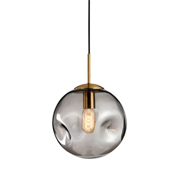 Lampa wisząca Brikey szklana kula
