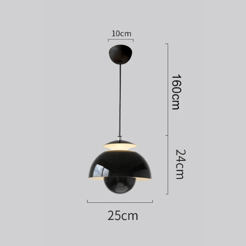 Skandynawska nowoczesna lampa wisząca LED