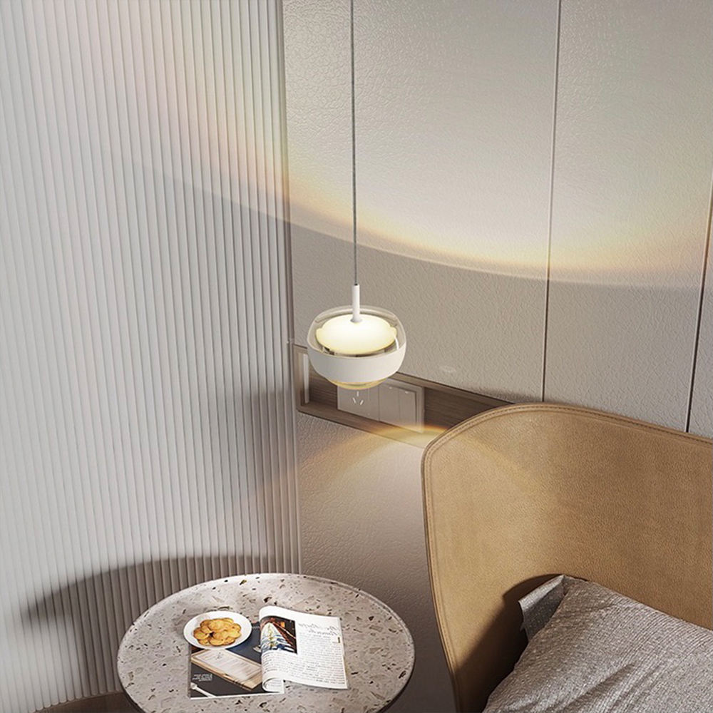 Prosta Okrągła Lampa Wisząca LED