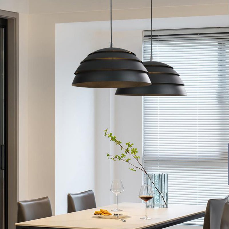 Nowoczesna skandynawska lampa wisząca w kształcie kopuły LED