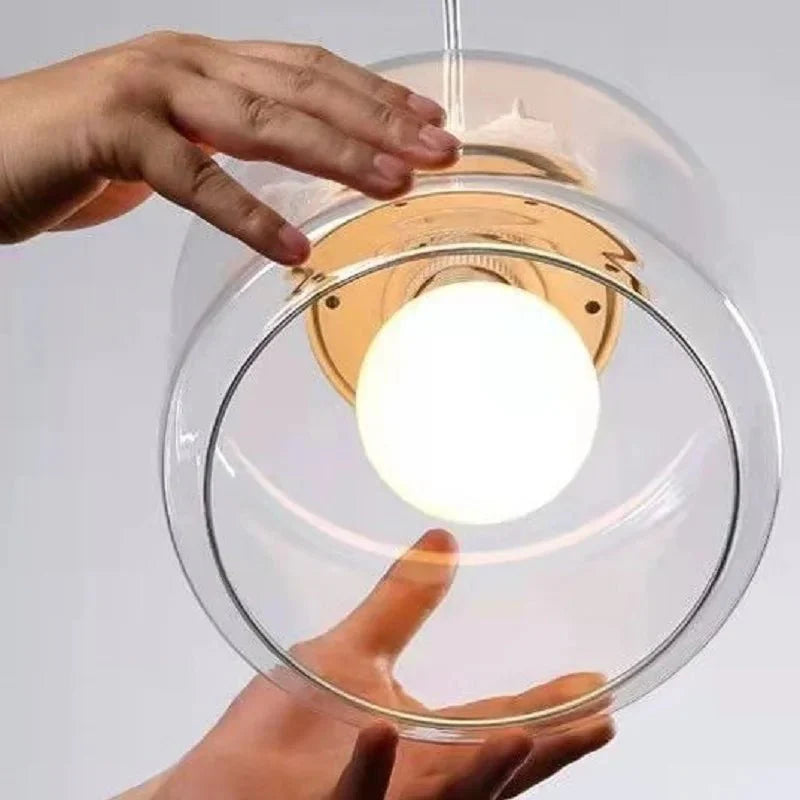 Wisząca lampa ptak