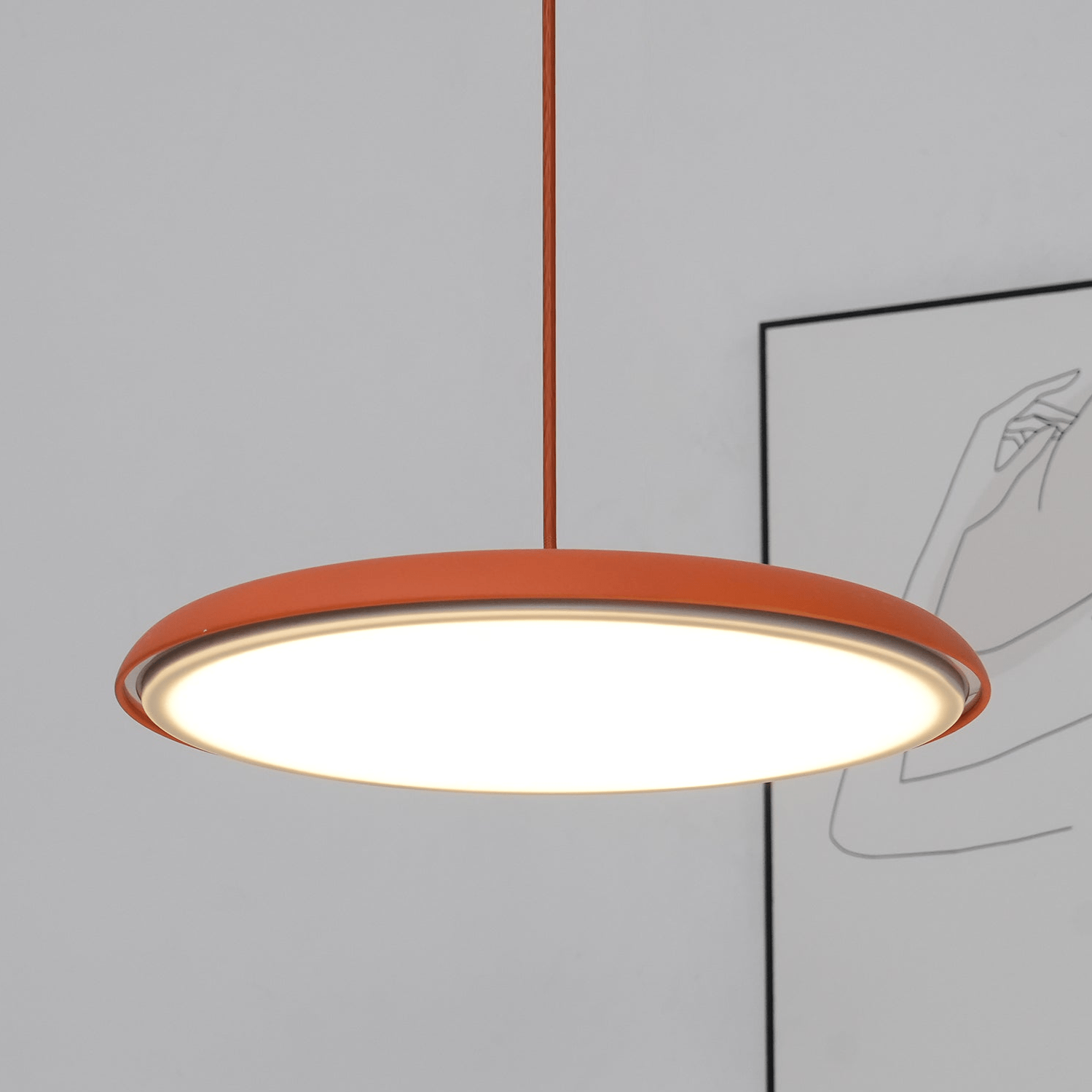 Lampa wisząca Cookie - nowoczesny minimalizm i ciepło