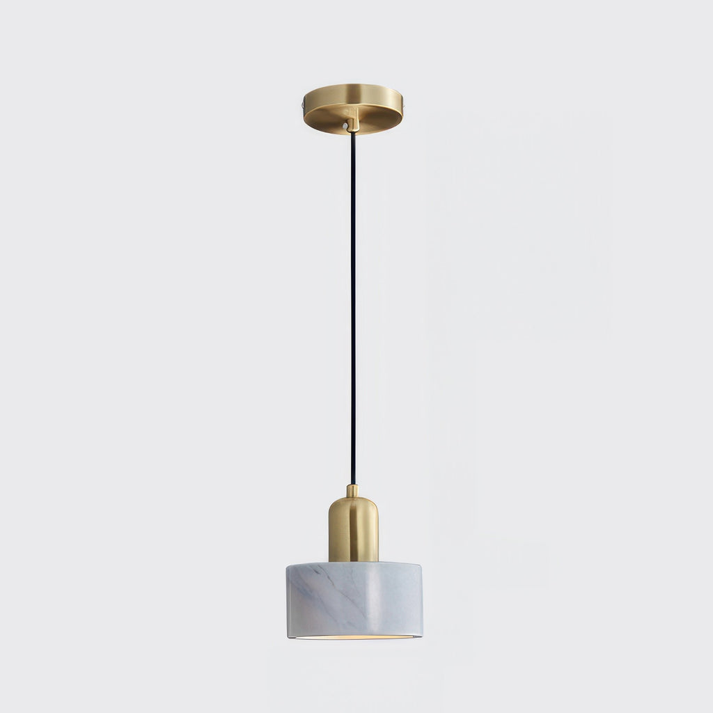 Wisząca lampa cylindryczna w stylu japońskim