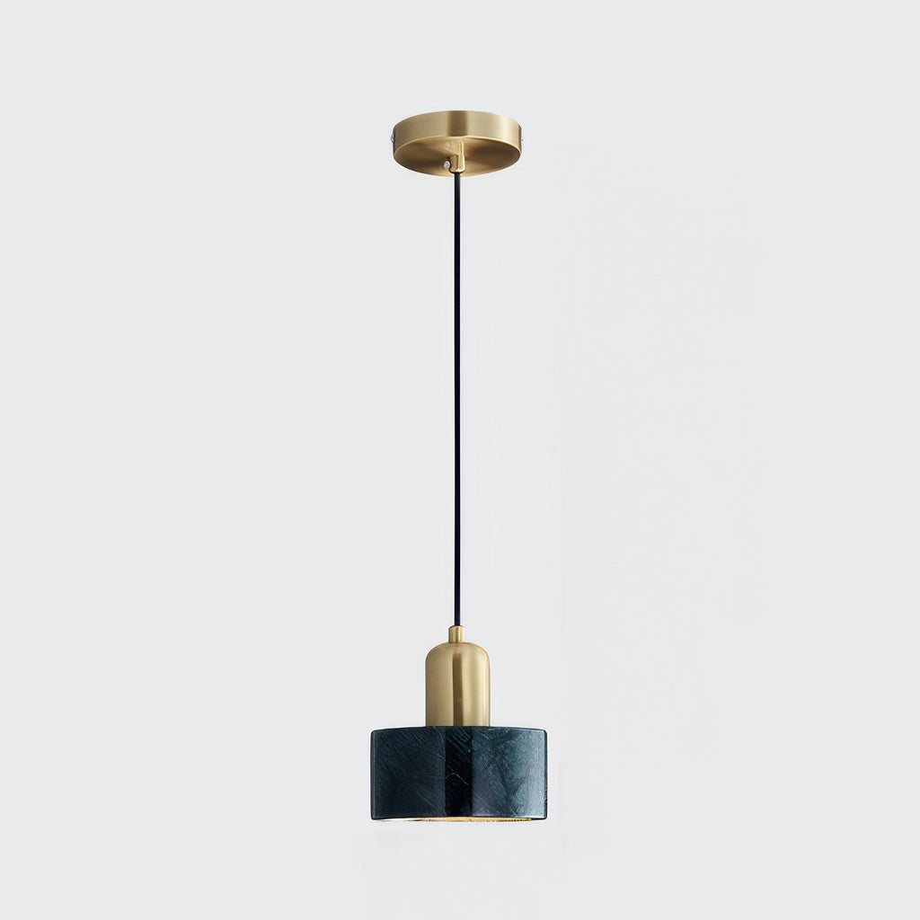 Wisząca lampa cylindryczna w stylu japońskim