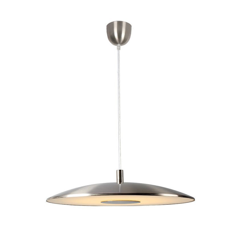 Nowoczesna nordycka lampa wisząca LED z żelaza i niklu
