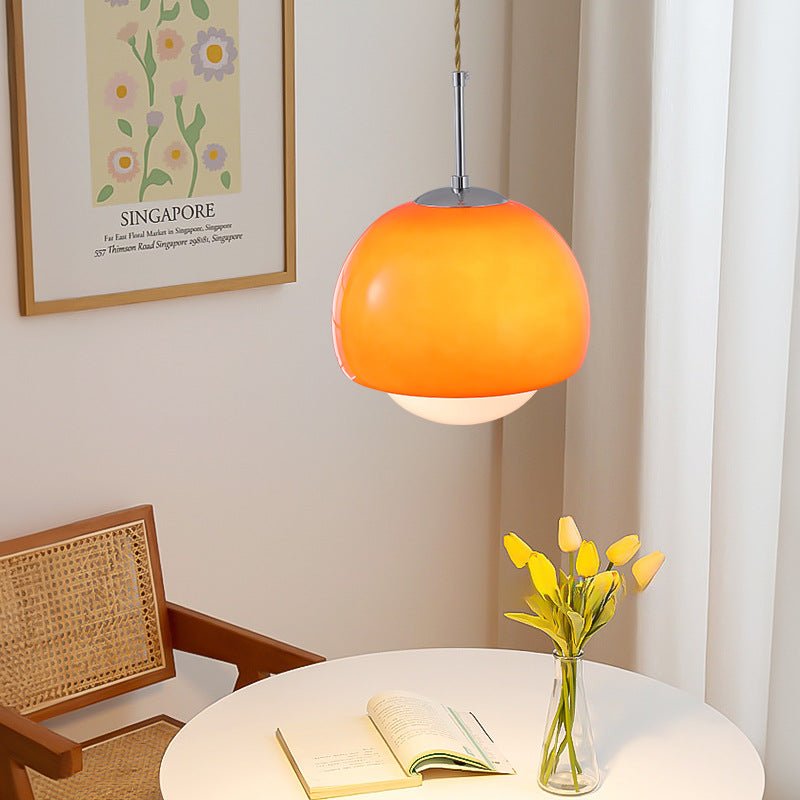 Szklana Lampa Wisząca Bauhaus