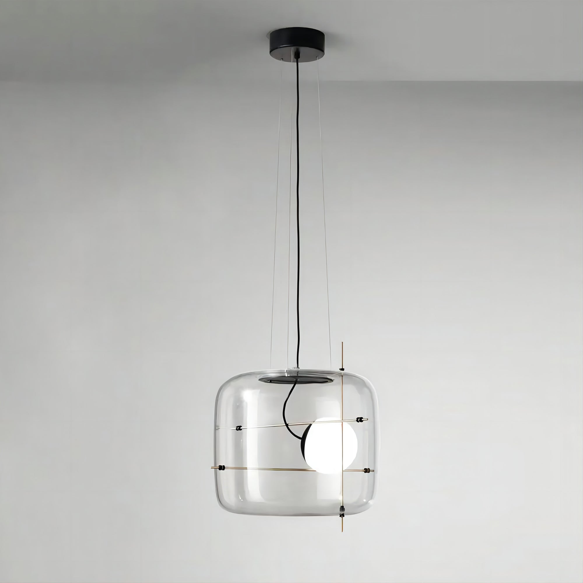 Szklana lampa wisząca Plot