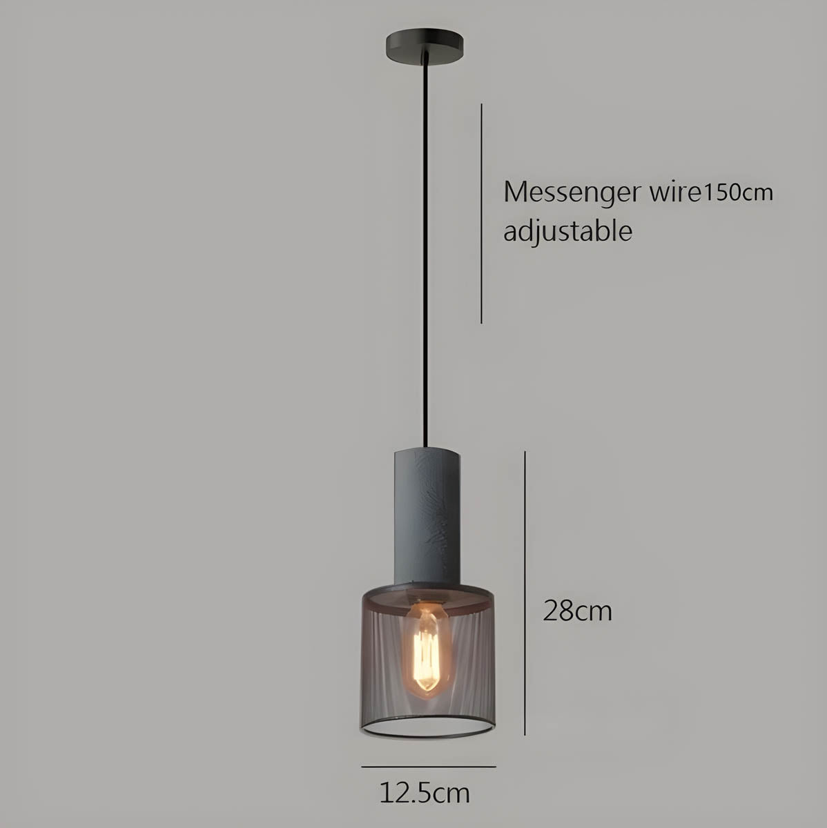 Shane | Loft Industrialna Lampa Wisząca