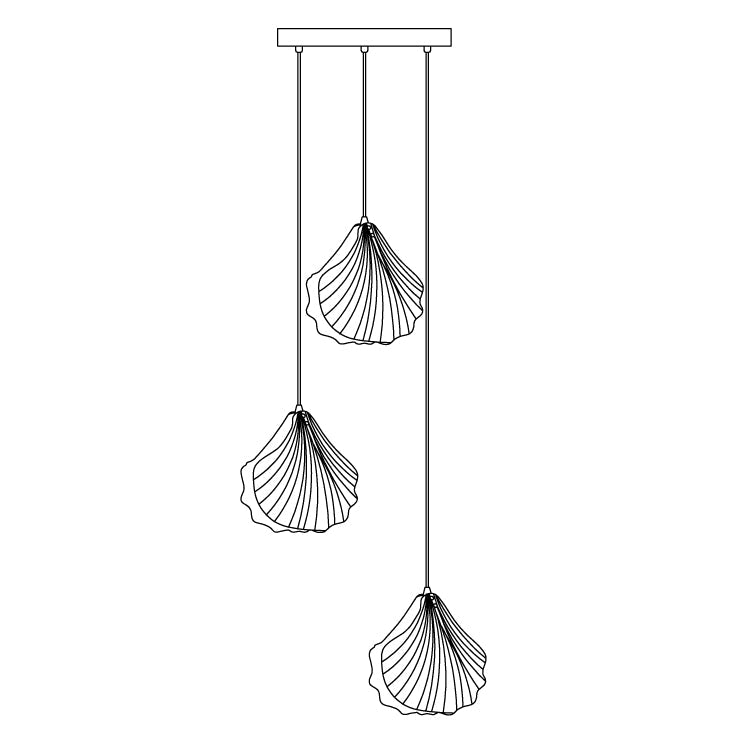 Wisząca Lampka Mini Shell - Polska Kolekcja