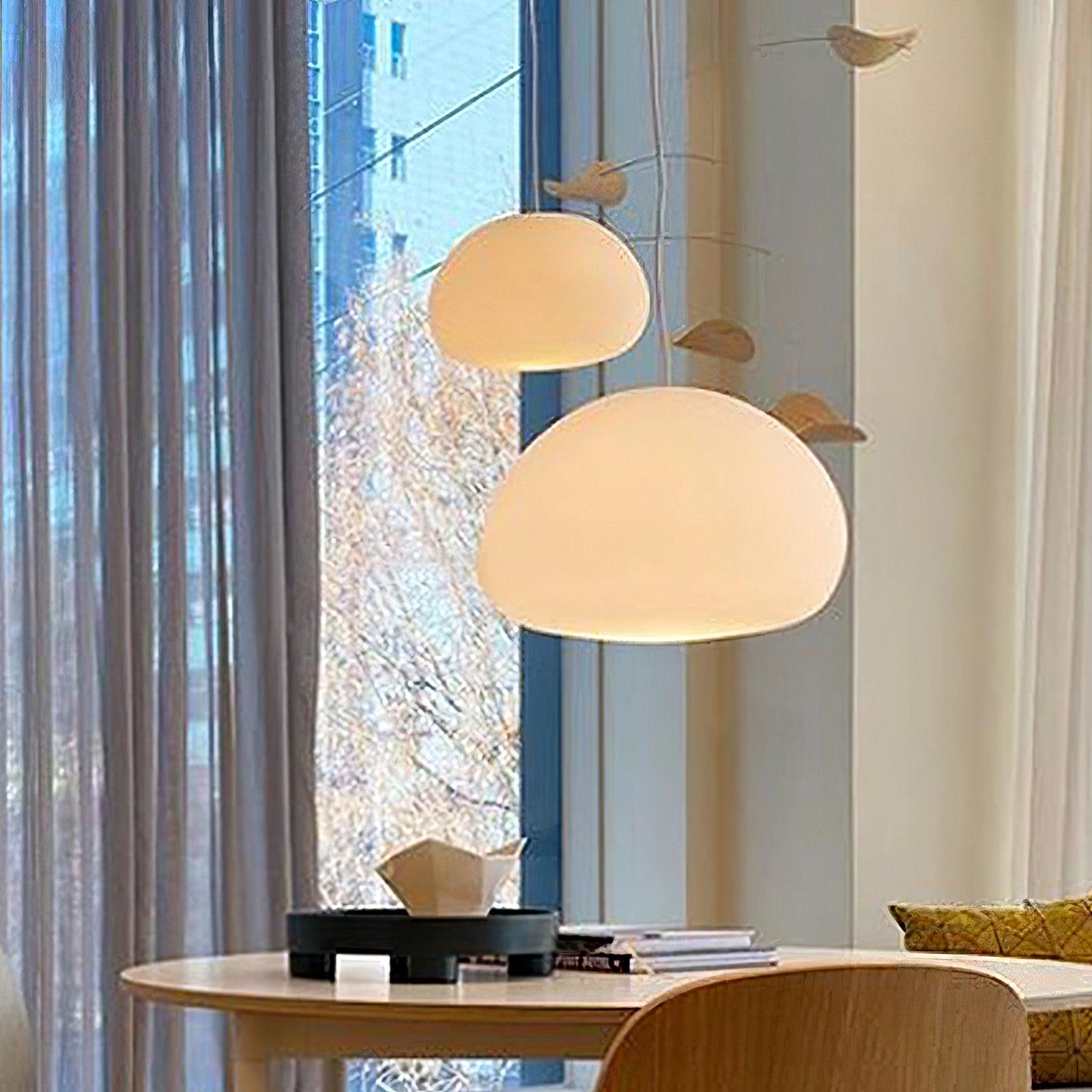 Wisząca lampa Steamed Bun - stylowe oświetlenie dla Twojego domu