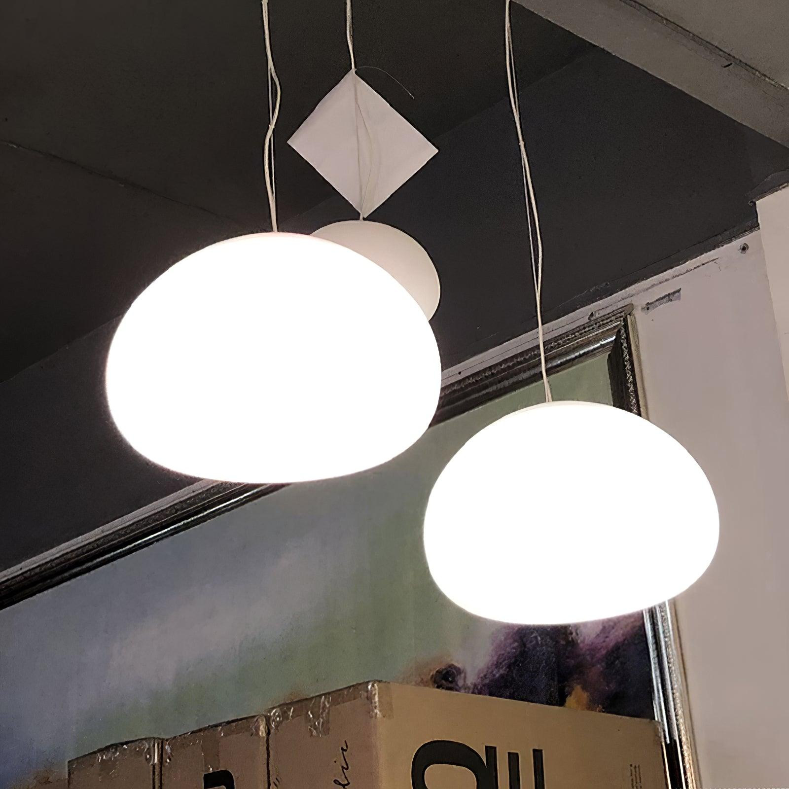 Wisząca lampa Steamed Bun - stylowe oświetlenie dla Twojego domu