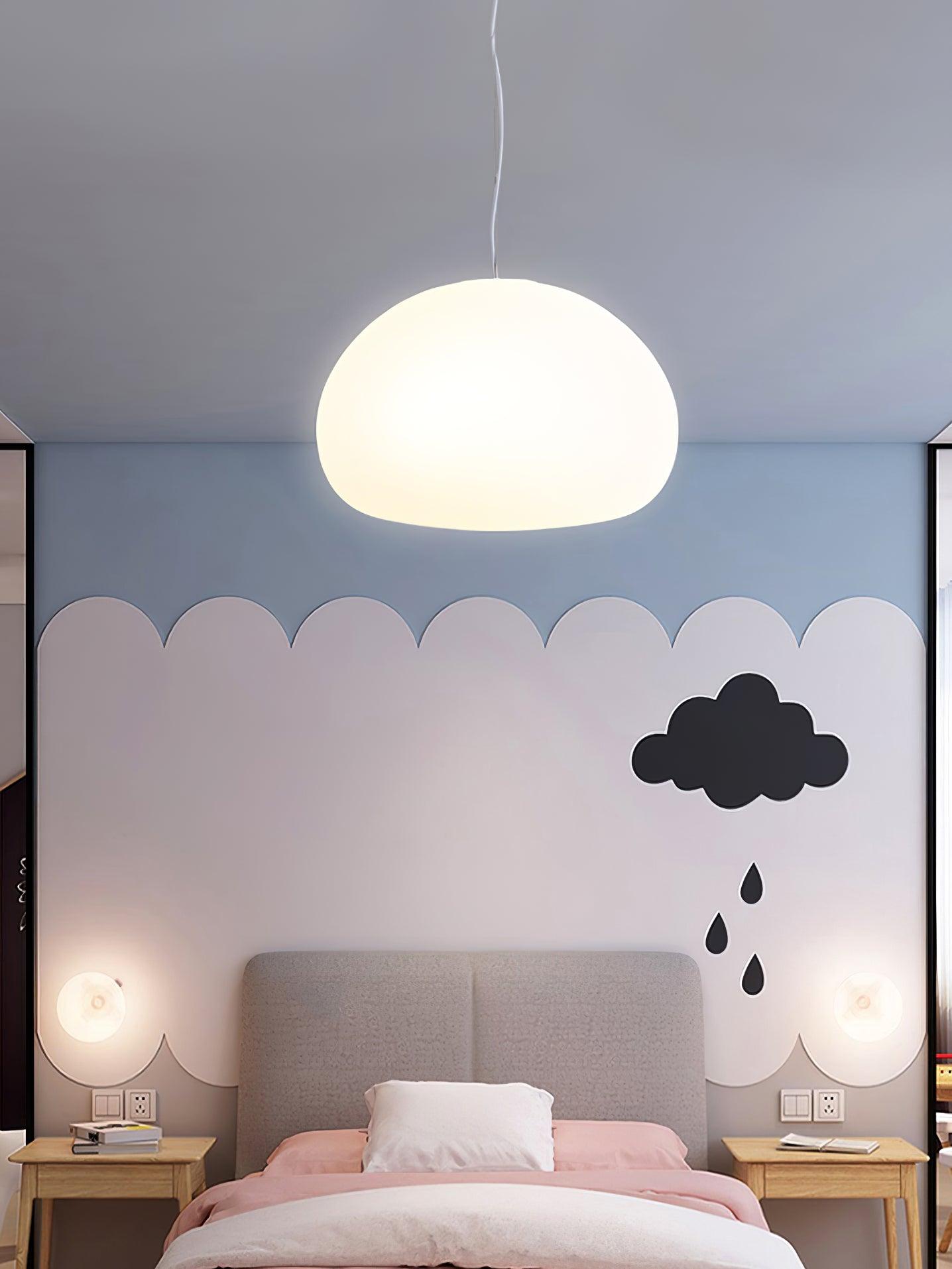 Wisząca lampa Steamed Bun - stylowe oświetlenie dla Twojego domu