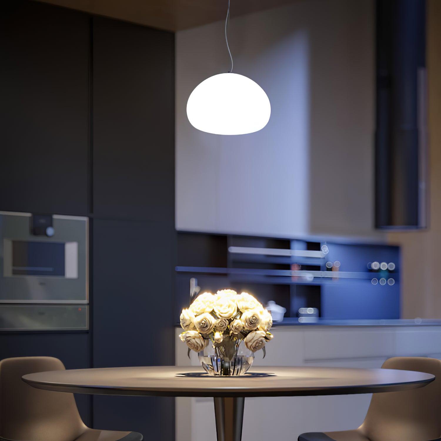 Wisząca lampa Steamed Bun - stylowe oświetlenie dla Twojego domu