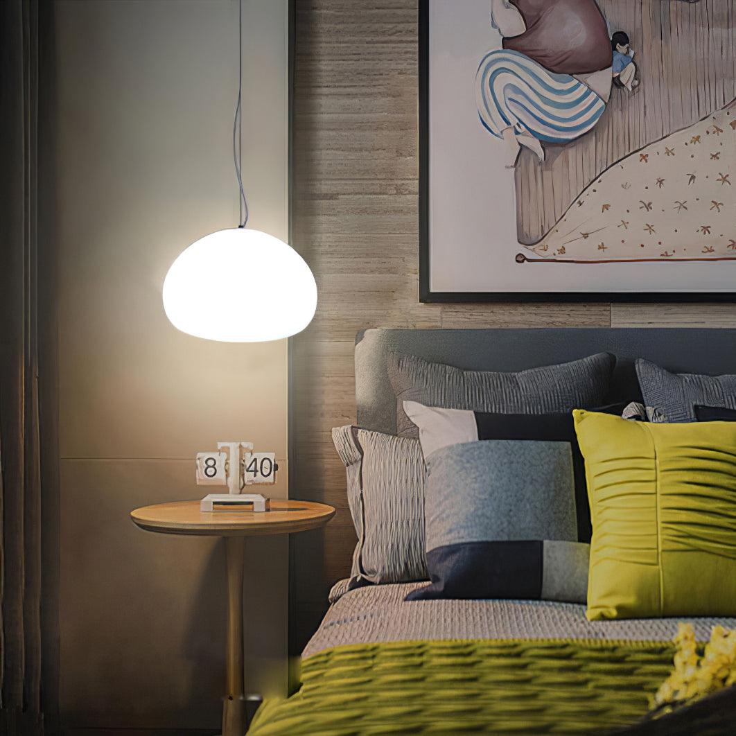 Wisząca lampa Steamed Bun - stylowe oświetlenie dla Twojego domu