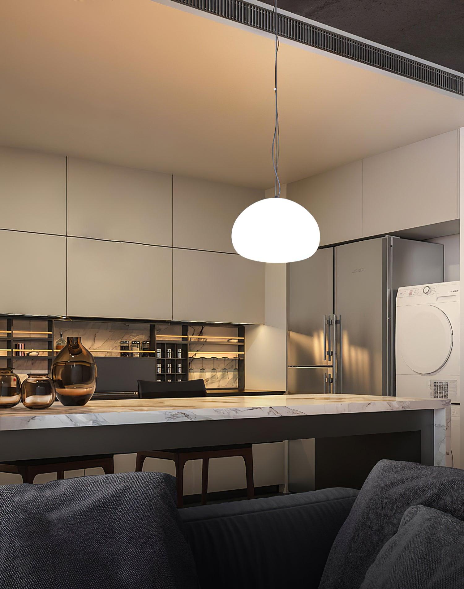 Wisząca lampa Steamed Bun - stylowe oświetlenie dla Twojego domu