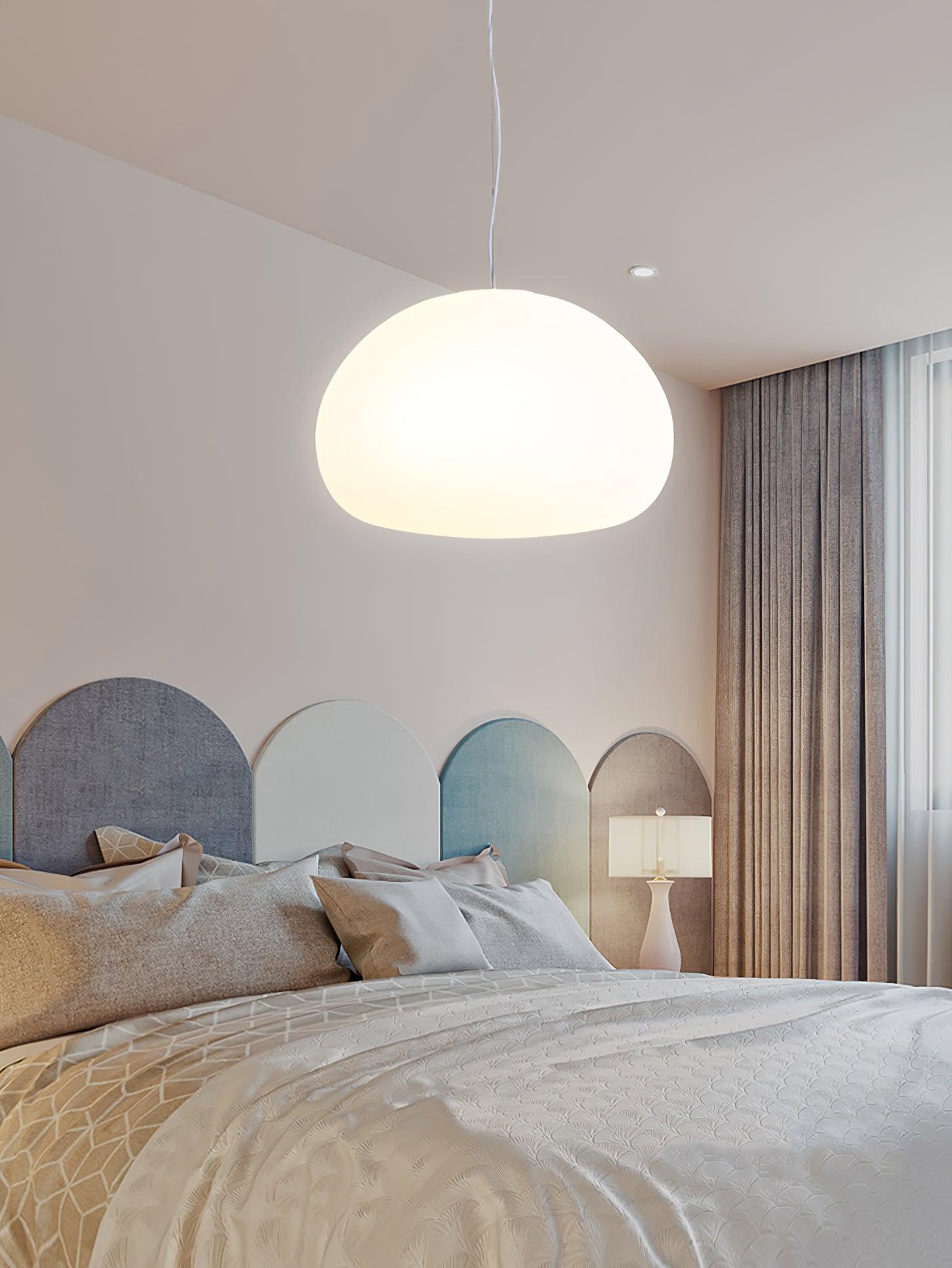 Wisząca lampa Steamed Bun - stylowe oświetlenie dla Twojego domu